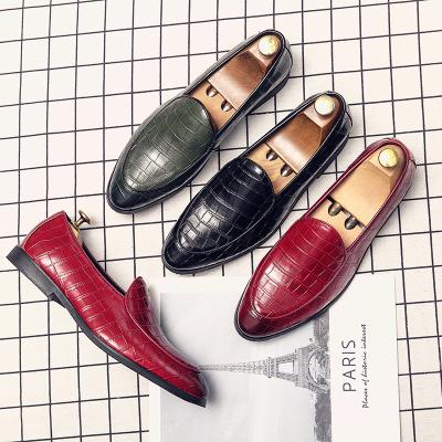 China 38-47# PU Leather Wedding Ceremony Wear Fashion Style Loafers Shoes For Men for sale