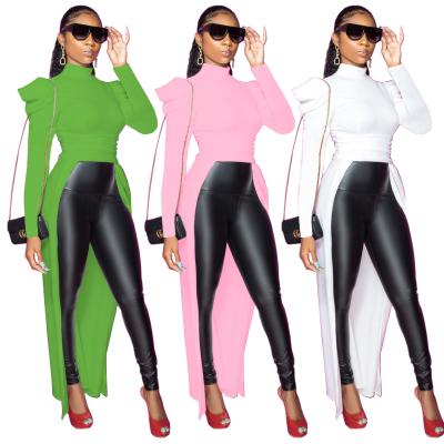 China Amazon Breathable Success Plus Size Woman Tops Fashionable Long Logo T-shirt High Quality Women's Hoodies for sale