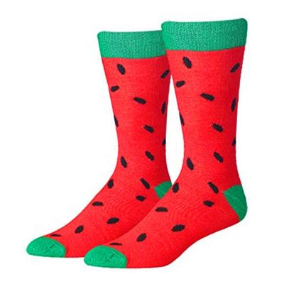 China Custom Fashionable Novelty Mens Skateboard Jacquard Crazy Socks Happy Funny Unique Wholesale Antibacterial Crew Socks for sale