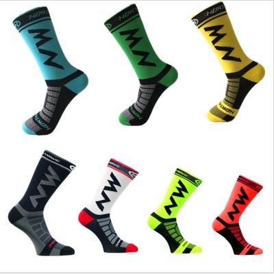 China OEM antibacterial wholesale custom made coolmax team socks sports compression bicycle cycling socks for sale