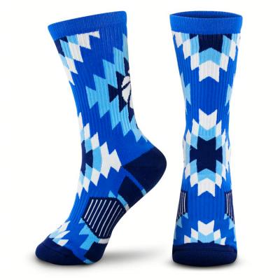 China Compression Anti Slip Compression Factory Price Logo Factory Price Man Comfortable Sports Sock Antibacterial Custom Basketball Socks for sale