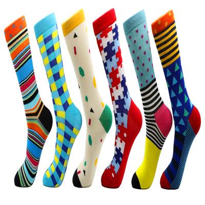 China Wholesale Hot Selling Mens Disparity Crew Sock Custom Made Funny Happy Socks Antibacterial Crew Sock for sale