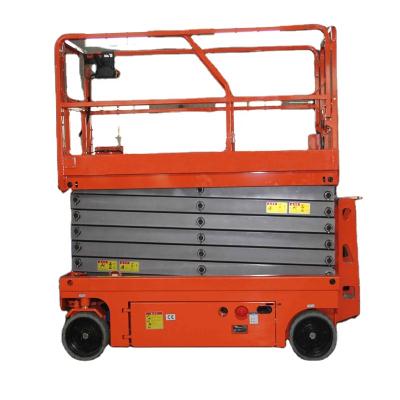 China Hotels Self Propelled Scissor Lift Automatic Scissor Lift Small Rough Terrain Scissor Lift for sale