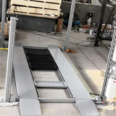 China Cheap Four Post Parking Lift With Two Spaces 2700kg Car Lift 2700KG for sale