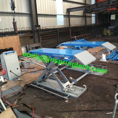 China Mid Rise Scissor Car Lift 1m Height 3T 3000kgs Double Scissor Car Lift 3000kg for sale