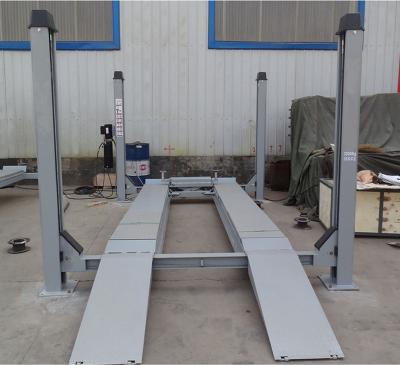 China Auto Repair 4 Post Car Lift For Wheel Placing Post Car Ramp 3500kg for sale