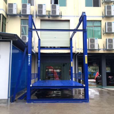 China 2019 new type chain floor car lift use for car lifting hydraulic four column car lift platform customized for sale