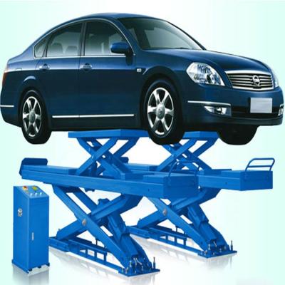 China Auto Repair Double Scissor Car Level Lift for Four Wheel Alignment with Lift Height 1850mm and Load Capacity 3500kg for sale