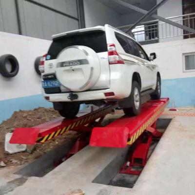 China auto repair car scissor lift with second lift used for alignment for sale