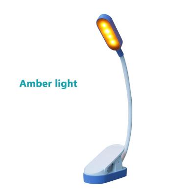 China Bedroom Amber Book LED Light Reading OEM Charging Music Station Light Up 3 Glow Goosenneck Hot Kids Light for sale