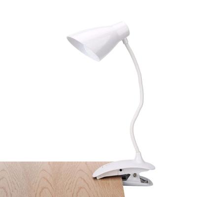 China Portable Led Rechargeable Clip On USB Usb Charging Desk Lamp Table Lamp For Built-in Battery Working Lamp for sale