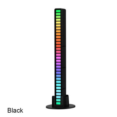 China 8 Display Mode 5W RGB Rechargeable LED Voice Control Music Level Light Gathering Lamp High Quality Rhythm Lights for sale