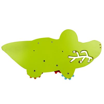 China ECO-FRIENDLY Caterpillar Wall Panel Kindergarten Aids Metope Toys Play Wall Activity Decoration Panel Wooden Toys For Kids for sale