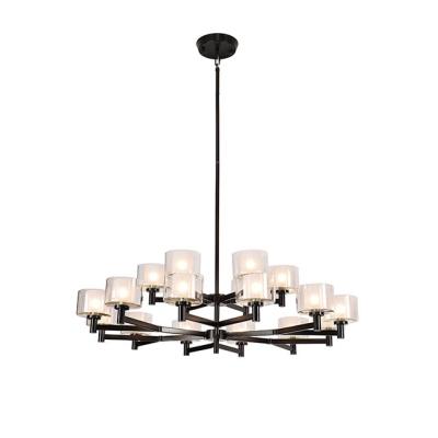 China 2021 Modern Design Lighting Home Interior Decoration Modern Lamp Black Galss Led Chandelier for sale