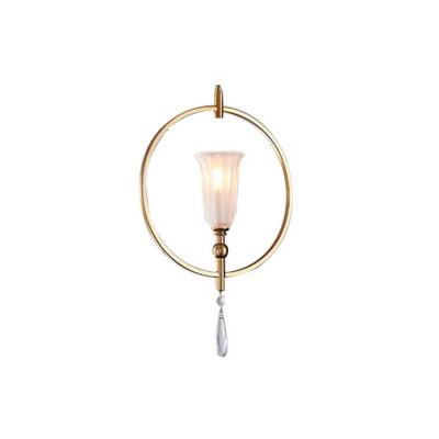 China Various Modern Goods Using Ring Round Pendant Decorative Lamp Gold Color For Living Room for sale