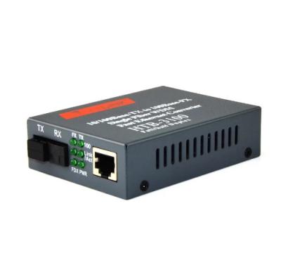 China A side or B side netLINK 10/100M Single-fiber WDM singlemode fiber media converter HTB-3100 HTB-3100 A/B 25KM A 1310nm B 1550nm CG17 for sale