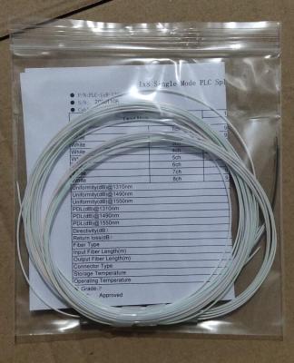 China Network 1x8 8way PLC Splitter 0.9mm Fiber Optic Equipment for sale