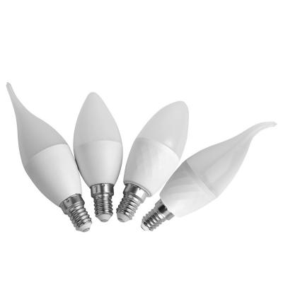 China PEIHU C37 E14 E27 5W 7W Indoor Chandelier High Lumen Candelabra Led Bulb Candle Light for sale