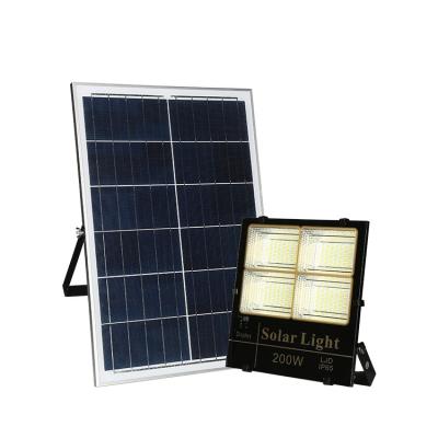 China Intense Brightness PEIHU IP65 Flood Light Solor Solar Panels Waterproof Rechargeable Remote Control Outdoor Flood Lights for sale