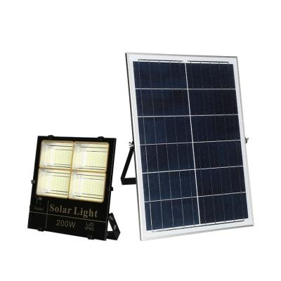 China High Brightness PEIHU High Brightness Flood Light Solor Remote Control Rechargeable Solar Flood Lights with Solar Panels for sale