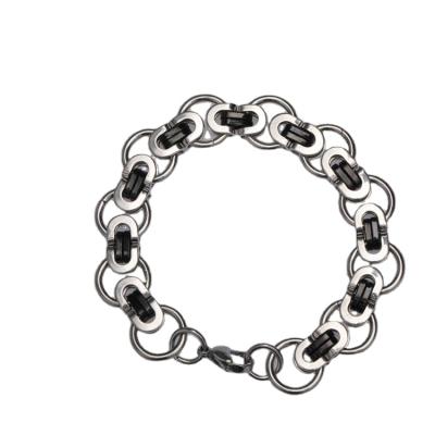 China CLASSIC Korean Fashion Party Light Stainless Steel Jewelry Charm Romantic Link Chain Bracelet For Women Man for sale