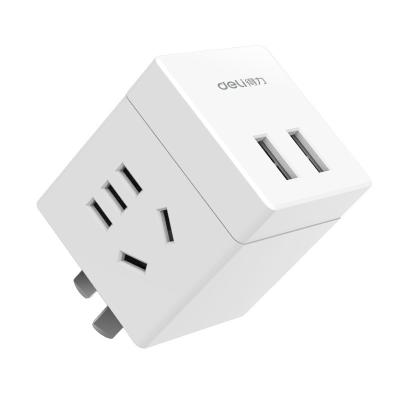 China Small Wireless Socket with 2 Holes and 2 USB Ports Intelligent Converter Customer's Logo for sale