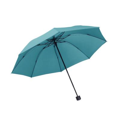 Chine Logo du client, parapluie pliable à huit os pour le temps et la pluie à vendre