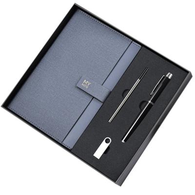 China Office Products Business Notebook Gift Box Set with Logo Customer's Logo Four piece Set for sale