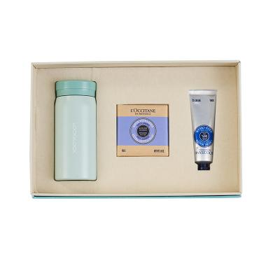 China C Lock Thermos Mug Sabão L'Occitane Conjunto de Creme de Mão Ideal para hóspedes de hotel e resort à venda