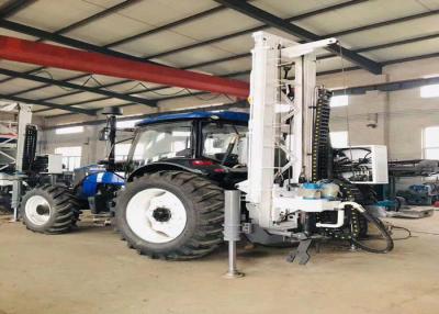 China 200m Depth 10T Tractor Mounted Drill Rig 1500MM Drill Pipe Length for sale