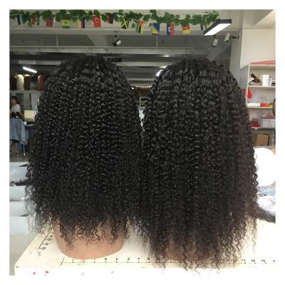 China Wholesale Deep Curly Curly Headband Wig Hair For Color Women Cheap Price Headband Virgin Hair Wigs for sale