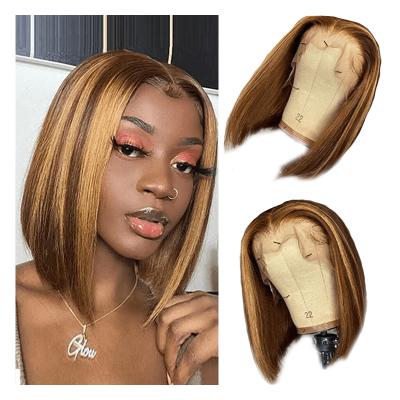 China High Quality Hot Sale Wholesale Price Straight Bob Wig Lace Wig Straight Bob Frontal Wig for sale