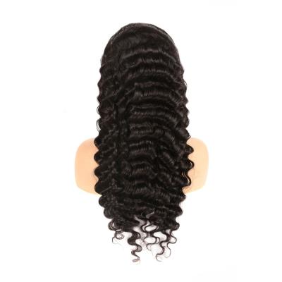 China Cheap Deep Wave Human Hair Wigs Deep Wave Front Lace Human Hair Product Peruvian Brazilian Wigs for sale