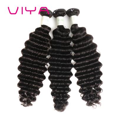 China Raw Unprocessed Virgin Brazilian Hair Deep Wave Bundles Top Wholesale Raw Virgin Brazilian Virgin Hair Deep Wave Bundles Bundles for sale