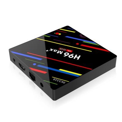 China H96 Max Quad Core 64 Bit 802.11n 2.4G/5GHz WiFi 4K Support Max Resolution H96 TV Box Quad Core RK3328 TV Box New for sale