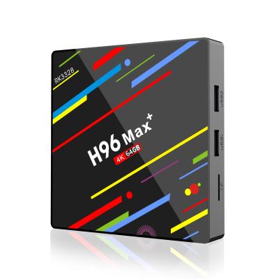 China Smart IPTV Set Top Box Quad Core 4GB RAM 64GB ROM Rockchip RK3328 Max Good Price H96 Plus IPTV Set Top Box for sale