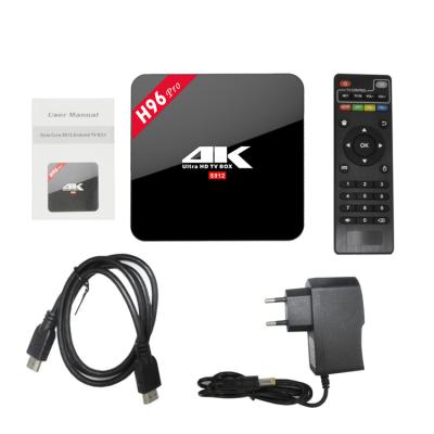 China H96 h96 pro 4k octa core amlogic 2gb 16gb 2gb 16gb high quality android box pro 4k ultra hd tv box hd tv s912 core amlogic 2gb 16gb for sale