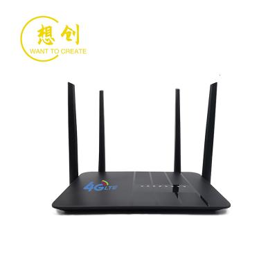 China 1 SIM Slot Good Price Modem 300Mbps Two External Antenna 4g LTE Wifi Universal Router With Sim Card Slot for sale