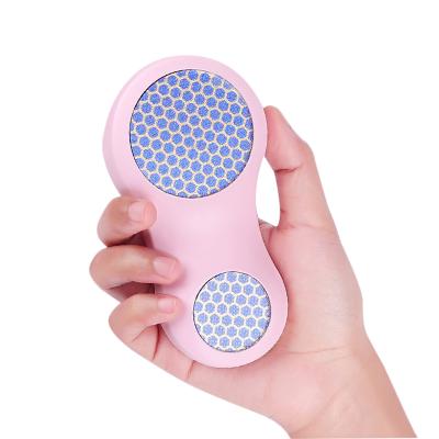 China Foot 2 in 1 Pedicure Callus Remover Stainless Steel Pedicure Tool Foot Nano Glass Grinding Smoother for sale