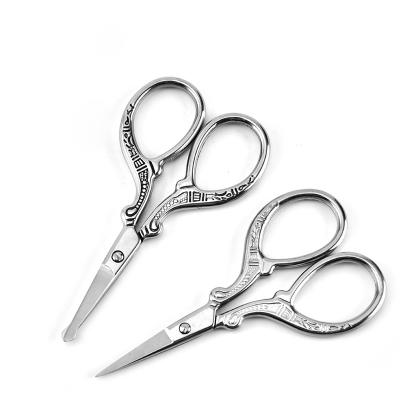 China Nose hair /eyebrow/double-fold eyelid/embroider stainless steel beauty tool manicure scissors custom nose hair scissors for sale