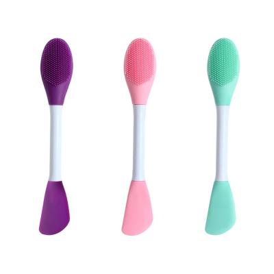 China Hot Sale Face Remover 3 in 1 Facial Cleansing Brush Silicone Mask Brush Facial Cleansing Brush for Blackhead for sale