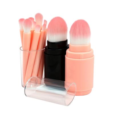 China Factory Wholesale Portable Face Makeup Tool 5 Piece Mini Makeup Brush Set Make Up Brushes 5 In 1 Make Up Brush for sale