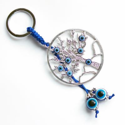 China Blue Eyes Jewelry Daily Life Tree of Life Master Wisdom Pendant Turkish Evil Eye Tree for sale