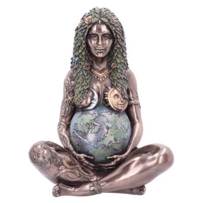 China Europe Gaia Goddess Statue Polyresin Figurine Art for Mother's Day Gift and Garden Decor for Earth Decorations Statue for sale