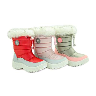 China Winter Warm Vrouwen Echte Leder Niet-slip Ankle Laarzen Waterdicht Te koop