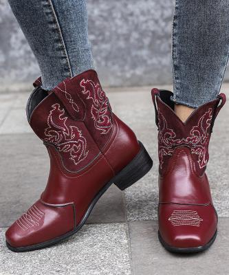 Chine Bottes de cow-boy occidentales en cuir pour femmes avec des performances excellentes à vendre