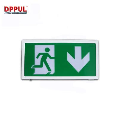 China Sign film can be replaced custom1.5ah Ni-Cd batteries wholesale IP 20 box outlet rechargeable sign led emergency light for sale