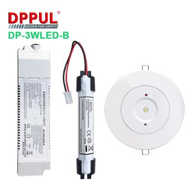 China 2021 Emergency Lighting System Build High Quality Rechargeable Recessed Downlight Led Emergency Panel Light Kit for sale