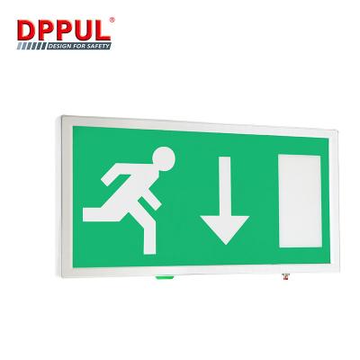 China Emergency Exit Box 2021 ODM 20000 Wholesale 10pcs/ctn LED Emergency Evacuation Lightning Sign Light AC 220V (10%) WHITE Emergency Flood Light for sale