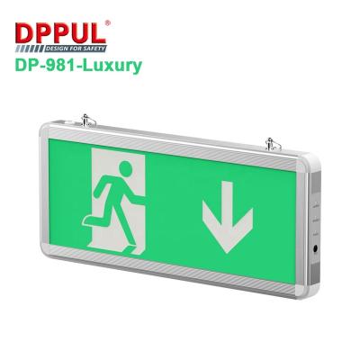 China Emergency Exit Box Waterproof IP20 Led Exit Lights Sign Emergency Lighting For Corridor for sale